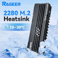 disipador termico de aluminio rageer ra170 m2 ssd con almohadillas termicas para nvmengff 2280 ssd para pc ps5