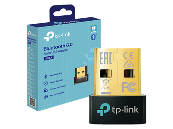 Adaptador Bluetooth - TP-LINK UB6A, 6.0, Conexión Inalámbrica PC y Portátil, Mayor Alcance, Compatible con Windows 11/10/8.1/7, Plug & Play