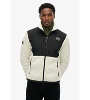 superdry para hombre m5012335a chaqueta polar negro l casual manga larga poliester reciclado