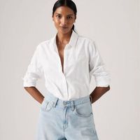 levis camisa 34574 0063 - bw shirt-bright white seersucker para mujer