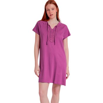 Admas Vestidos Vestido de verano manga corta Pechera para mujer