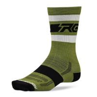ride concepts fiftyfifty mtb socks - m - olive