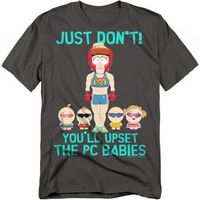 south park camiseta pc babies para mujer