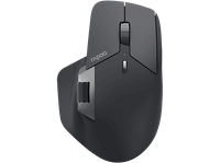raton inalambrico - rapoo mt760mw 24 ghz o bluetooth 4000 ppp 10 botones botones programables negro