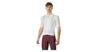 maillot de manga corta castelli espresso hombre blanco gris
