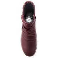 g comfort botines botin impermeable p-9521 piel roja para mujer