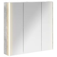 armario con espejo de bano  mueble de bano gris concreto 735 x 155 x 70 cm