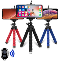 tripode para telefono movil soporte para camara clip para smartphone monopie tripode pulpo mini tripode para telefono