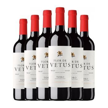 Vetus Vino Tinto Flor Toro Joven 75 Cl 14.5% Vol. (pack De 6 Unidades)