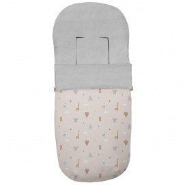2024 Saco Silla Sabana Dydados London Estampado Pelo Gris