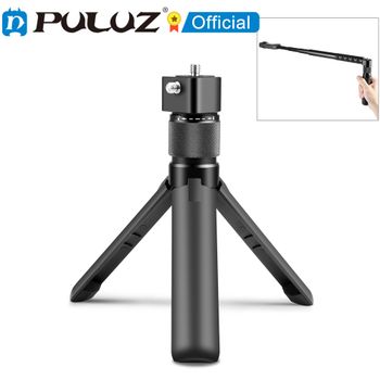Trípode de Escritorio con Manija Giratoria PULUZ para Insta360 X6 X5 X4 X3/DJI Osmo 3/Gopro, Accesorios para Cámara Panorámica y Trípode con Tornillo de 1/4