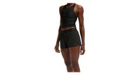pantalon corto de mujer hoka race day black split