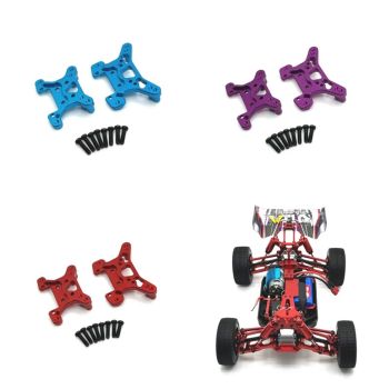 Kit de soporte de amortiguadores delanteros y traseros de metal mejorados para modelos de vehículos RC Wltoys 1/12 12400