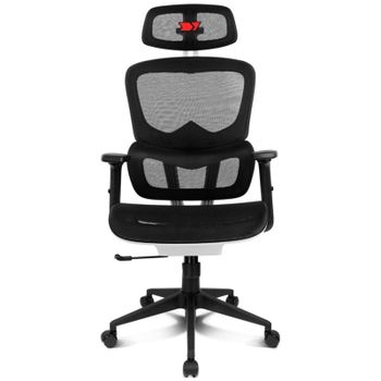 Drift DRAIR200 Mesh Silla Gaming Ergonómica Transpirable y Regulable Negra/Blanca