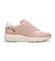 clarks para mujer 26181465 zapatillas de piel tivoli walk rosa 36 3 a 5cm cordones casual