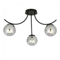 plafon de techo barino grafito 3 luces