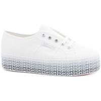 superga deportivas moda 2790 cote minilettering sneaker white black s111tpw para mujer