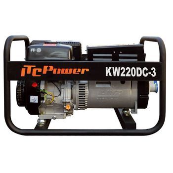 Kw220dc-3 Motosoldadora Gasolina Trifásica Itcpower Con Alternador Linz