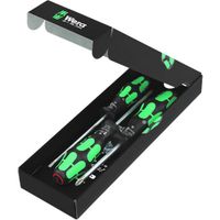 wera - juego de 3 destornilladores profesionales kraftform con tecnologia lasertip mango ergonomico multicomponente y sistema take it easy para electricistas y tecnicos r phillips ph1x80 ph2x100 y
