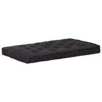 cojin de sofa pale 100 algodon 120x80x10 cm negro dec021808