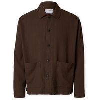selected camisa manga larga rlxtony formal overshirt - demitasse para hombre