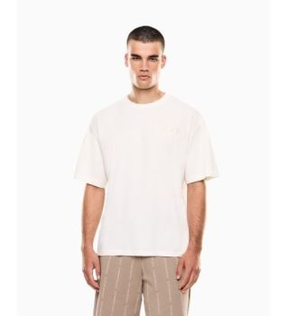 EA7 para hombre. 7M001402_AF22264 Camiseta Graphic Series blanco (L), Casual, Algodón, Manga corta