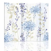 biombo country blossoms - separador de ambientes cm 180x180 5 paneles