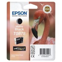 epson t0878 t087840 matte black original ink cartridge flamingo