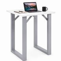 mesa alta de bar de madera xona de 80x80 cm