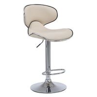 dudeco taburete alto las vegas piel sintetica crema