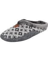 de nortenas nortenas - zapatillas de hogar para mujer plantilla extra gris