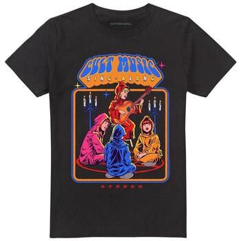 Steven Rhodes Camiseta Cult Music Sing-Along para mujer