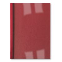gbc ib3865 linenweave thermabind dossiers termicos  6 mm  rojo  100 unidades