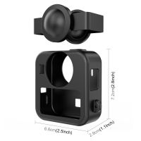 puluz funda protectora de silicona para gopro max 2 funda protectora para el cuerpo de la camara para gopro max2