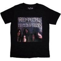 deep purple camiseta manga larga machine head para hombre