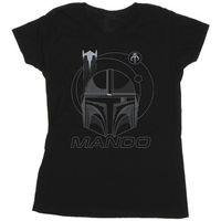 disney camiseta manga larga the mandalorian para mujer