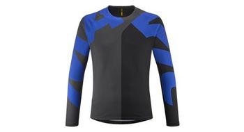 Camiseta de manga larga mavic deemax enduro gris azul