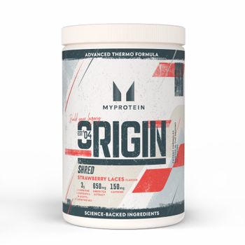 Origin Shred Pre-Workout - 60SERVINGS, 660g - Strawberry Laces