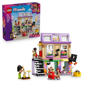 LEGO Friends Tienda de Música y Apartamento, Juguete de construcción +7 años - 42653
