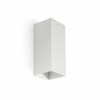aplique de pared lune estriado 2 luces
