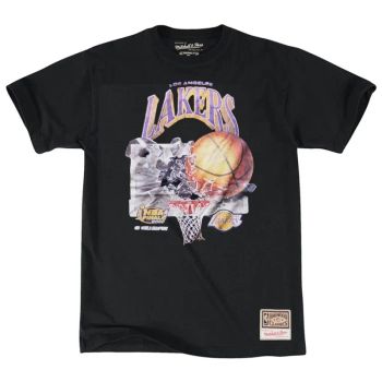 Camiseta Los Angeles Lakers Champions Print Tee Mitchell and Ness