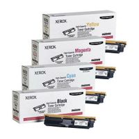 original multipack xerox phaser 6120 printer toner cartridges 4 pack -113r00692