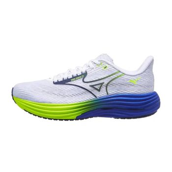 Zapatillas Mizuno Wave Rider 29 Blanco Azul SS26, Talla 44 - EUR