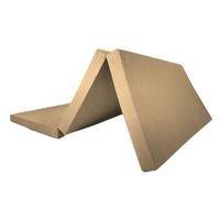 cama camper ford transit courier - 8cm de grosor con hr 25kgm3 y 6cm de viscoelastica - beige