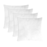 juego de 4 rellenos de cojines super suave de alta calidad para sofa silla cama almohada suave mullido antialergico en fibra hueca