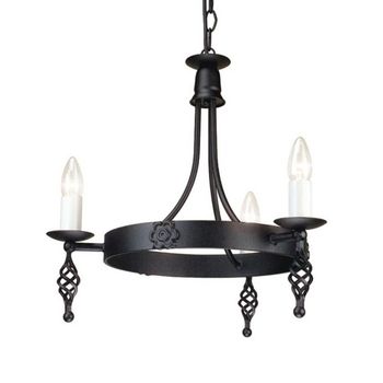 Lámpara de araña belfry (3 luces)