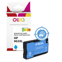 cartucho de tinta remanufacturado owa - alta capacidad - cian - para hp 963xl