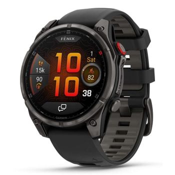 Garmin fēnix 8 Pro GPS NFC 47mm AMOLED Gris Negro Resistente al Agua SpO2 Pulsómetro