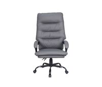 silla de escritorio milo color gris - conforama