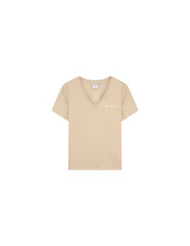 Camiseta Champion Ss Mujer Marrón
